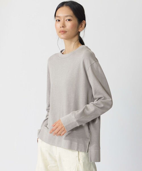 ECOALF(エコアルフ)の「BAHIA スウェット プルオーバー / BAHIA T-SHIRT WOMAN(Tシャツ/カットソー・レディース・ライトブルー/チャコールグレー・FREE)」の17枚目の写真
