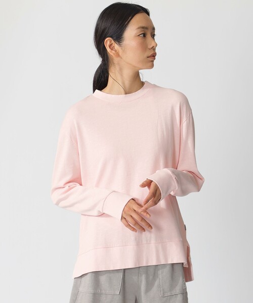 ECOALF(エコアルフ)の「BAHIA スウェット プルオーバー / BAHIA T-SHIRT WOMAN(Tシャツ/カットソー・レディース・ライトブルー/チャコールグレー・FREE)」の18枚目の写真