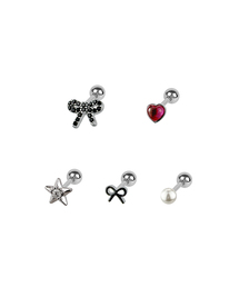 [SET]フェアリーリボンスターピアス