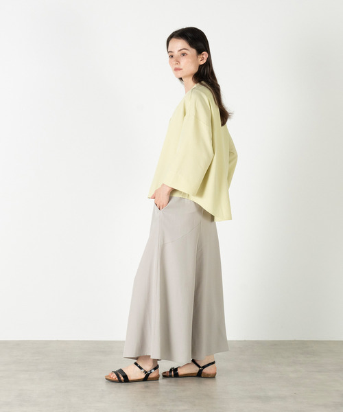 MELROSE claire(メルローズ クレール)の「【Vネックカットカーディガン】(カーディガン/ボレロ・レディース・ブラック/ブラウン/イエロー・FREE)」の6枚目の写真