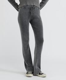 VINTAGE WASH WAPPEN KNIT PANTS