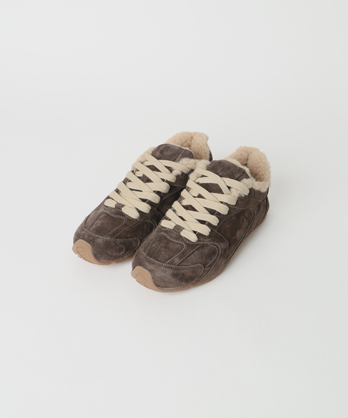 MOHI(モヒ)の「MOHI / モヒ スウェードスニーカー(スニーカー・レディース・ベージュ/ブラウン・X-SMALL/LARGE/MEDIUM/SMALL)」の13枚目の写真