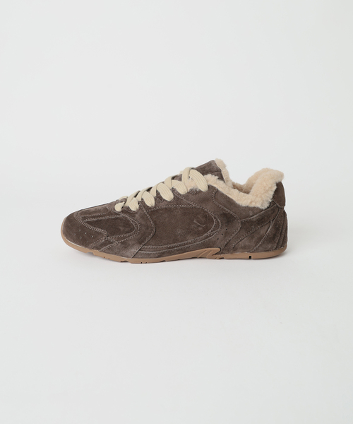 MOHI(モヒ)の「MOHI / モヒ スウェードスニーカー(スニーカー・レディース・ベージュ/ブラウン・X-SMALL/LARGE/MEDIUM/SMALL)」の14枚目の写真