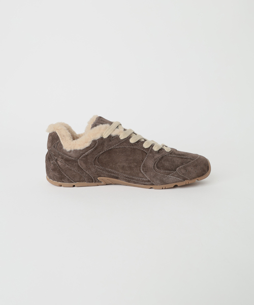 MOHI(モヒ)の「MOHI / モヒ スウェードスニーカー(スニーカー・レディース・ベージュ/ブラウン・X-SMALL/LARGE/MEDIUM/SMALL)」の16枚目の写真