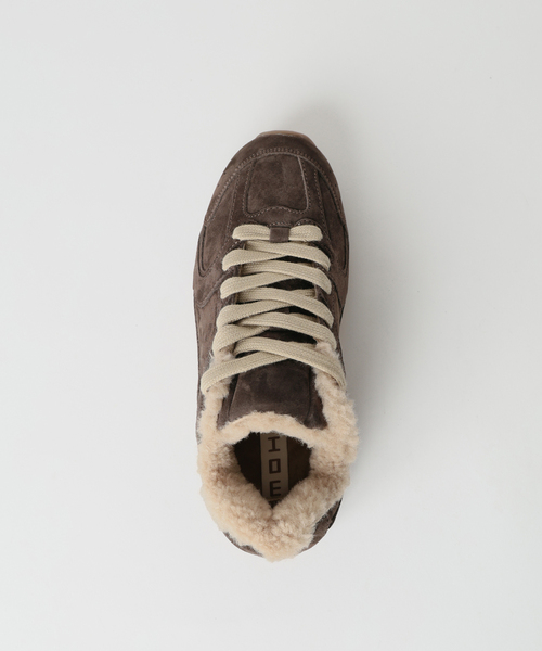 MOHI(モヒ)の「MOHI / モヒ スウェードスニーカー(スニーカー・レディース・ベージュ/ブラウン・X-SMALL/LARGE/MEDIUM/SMALL)」の18枚目の写真
