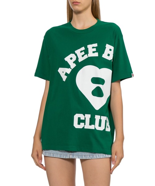 APEE BY A BATHING APE（エイピーバイアベイシングエイプ）の「APEE BABY PRINTED TEE #2（Tシャツ/カットソー・レディース・グリーン/ブラック/ピンク/グレー・X-SMALL/SMALL）」の11枚目の写真