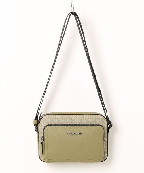 MICHAEL KORS(マイケルコース)の「COOPER フライトバッグ - Mkシグネチャー(ショルダーバッグ・メンズ・グリーン系・FREE)」の1枚目の写真