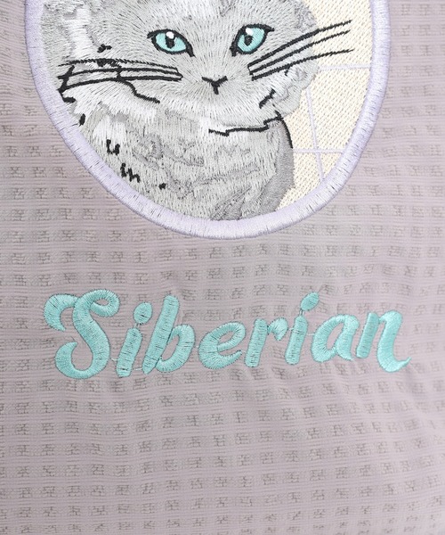 FUNALIVE（ファンアライブ）の「猫刺繍ロープハンドルトート（トートバッグ・レディース・グレー・FREE）」の5枚目の写真
