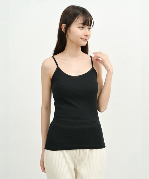 FashionBerry(ファッションベリー)の「綿100% タンクトップ キャミソール|インナー|ノースリーブ|レイヤード|ベーシック|オールシーズン(タンクトップ・レディース・ブラック系その他2/ホワイト系その他2/グレー系その他2/ホワイト系その他/ブラック系その他/グレー系その他・M/L/LL)」の22枚目の写真