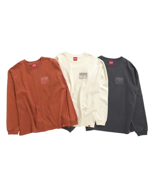 Manhattan Portage(マンハッタンポーテージ)の「PIGMENT L/S TEE(Tシャツ/カットソー・メンズ・Brick/アイボリー/チャコール・SMALL/LARGE/X-LARGE/MEDIUM)」の10枚目の写真