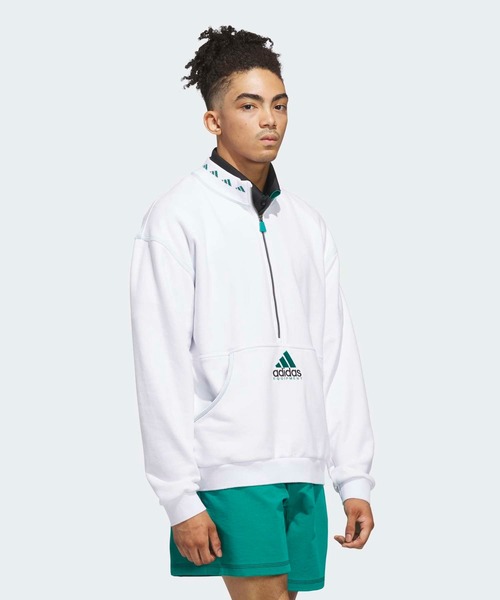 adidas(アディダス)の「EQT クオータージップ【adidas Golf/アディダスゴルフ】(スウェット・メンズ・ホワイト・XX-LARGE/XX-SMALL/LARGE/MEDIUM/SMALL/X-LARGE/X-SMALL)」の5枚目の写真