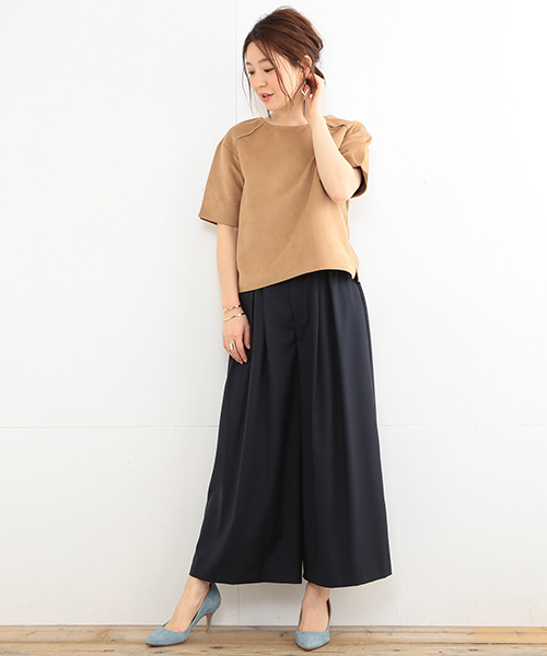 B:MING by BEAMS（ビーミングバイビームス）の「ビーミング by ビームス / フェイクスエードプルオーバー（シャツ/ブラウス・レディース・ベージュ/ブラウン・MEDIUM/SMALL）」の21枚目の写真