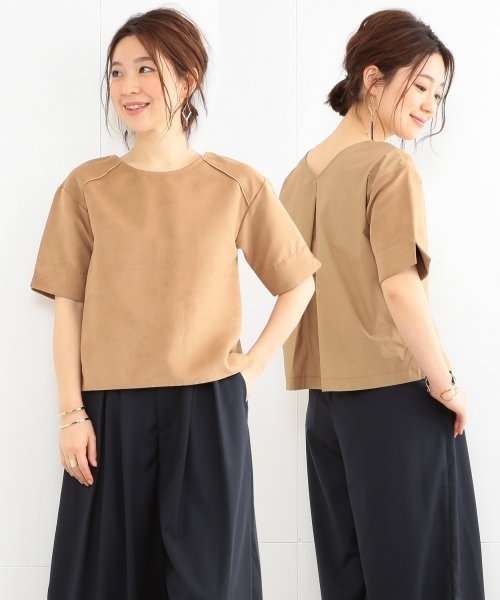 B:MING by BEAMS（ビーミングバイビームス）の「ビーミング by ビームス / フェイクスエードプルオーバー（シャツ/ブラウス・レディース・ベージュ/ブラウン・MEDIUM/SMALL）」の15枚目の写真