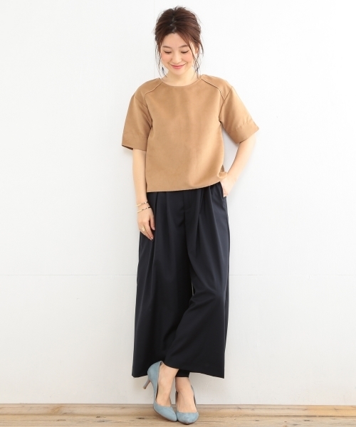 B:MING by BEAMS（ビーミングバイビームス）の「ビーミング by ビームス / フェイクスエードプルオーバー（シャツ/ブラウス・レディース・ベージュ/ブラウン・MEDIUM/SMALL）」の17枚目の写真