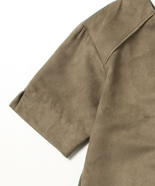 B:MING by BEAMS（ビーミングバイビームス）の「ビーミング by ビームス / フェイクスエードプルオーバー（シャツ/ブラウス・レディース・ベージュ/ブラウン・MEDIUM/SMALL）」の8枚目の写真