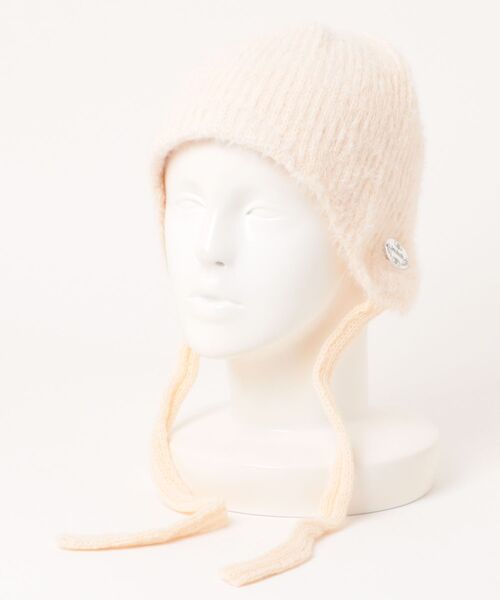 Burner(バーナー)の「【Caburu(カブル)】イヤーフラップ リブニット ビーニー cab-beanie-12-9(ニットキャップ/ビーニー・レディース・ブラック/グレー/レッド/ベージュ/ブラウン・FREE)」の4枚目の写真