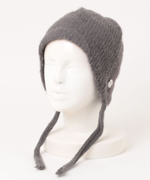 Burner(バーナー)の「【Caburu(カブル)】イヤーフラップ リブニット ビーニー cab-beanie-12-9(ニットキャップ/ビーニー・レディース・ブラック/グレー/レッド/ベージュ/ブラウン・FREE)」の1枚目の写真
