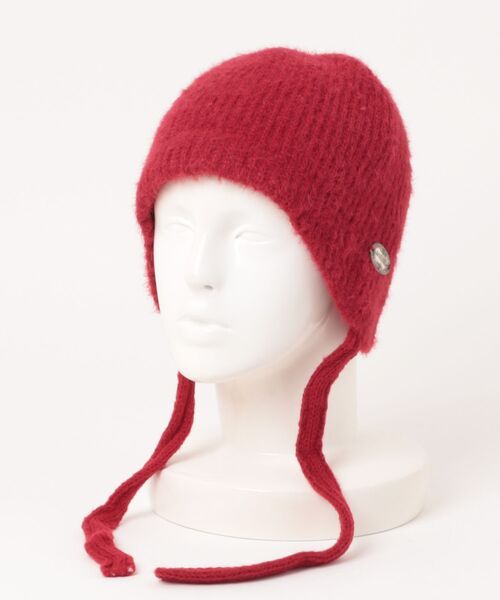 Burner(バーナー)の「【Caburu(カブル)】イヤーフラップ リブニット ビーニー cab-beanie-12-9(ニットキャップ/ビーニー・レディース・ブラック/グレー/レッド/ベージュ/ブラウン・FREE)」の5枚目の写真