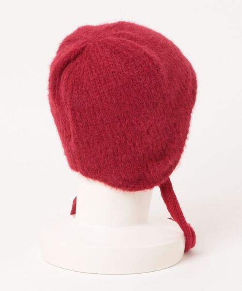 Burner(バーナー)の「【Caburu(カブル)】イヤーフラップ リブニット ビーニー cab-beanie-12-9(ニットキャップ/ビーニー・レディース・ブラック/グレー/レッド/ベージュ/ブラウン・FREE)」の6枚目の写真