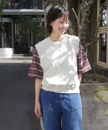 CANAL JEAN | HARING スウェットダメージベスト(スウェット)