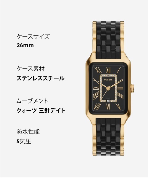 FOSSIL（フォッシル）の「フォッシル 腕時計 レディース アナログ ステンレス CE1135（アナログ腕時計・レディース・マルチ・FREE）」の10枚目の写真