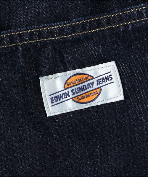 EDWIN（エドウィン）の「EDWIN 「SUNDAY JEANS」 バレルワイドデニムパンツ（吸湿／速乾）（その他パンツ・メンズ・ネイビー・02/03/04/05）」の10枚目の写真