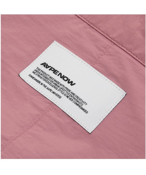 AAPE BY A BATHING APE(エーエイプバイアベイシングエイプ)の「AAPE NOW LIGHT WEIGHT JACKET(ナイロンジャケット・メンズ・ブラック/アイボリー/ピンク系その他・X-LARGE/MEDIUM/SMALL/LARGE)」の15枚目の写真