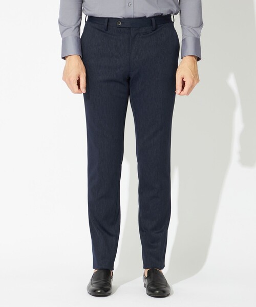 EPOCA UOMO(エポカウォモ)の「【セットアップ対応】ウッドジャカードジャージーパンツ(その他パンツ・メンズ・ブラック/ダークネイビー・48/46)」の6枚目の写真
