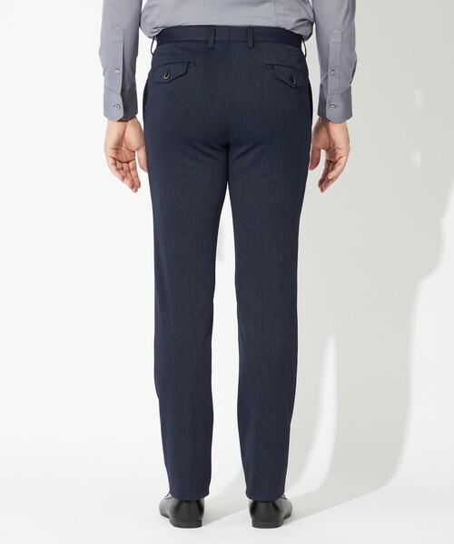 EPOCA UOMO(エポカウォモ)の「【セットアップ対応】ウッドジャカードジャージーパンツ(その他パンツ・メンズ・ブラック/ダークネイビー・48/46)」の8枚目の写真