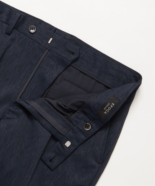 EPOCA UOMO(エポカウォモ)の「【セットアップ対応】ウッドジャカードジャージーパンツ(その他パンツ・メンズ・ブラック/ダークネイビー・48/46)」の10枚目の写真