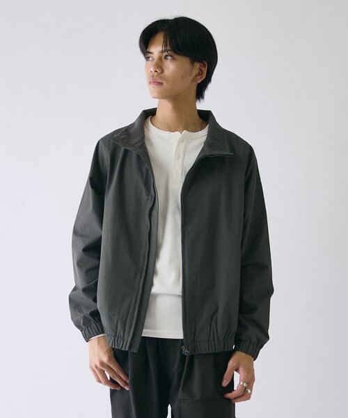 goocy(グーシー)の「サンドウォッシュスタンドブルゾン(ブルゾン・メンズ・チャコールグレー/ブラック/カーキ・MEDIUM/LARGE)」の3枚目の写真
