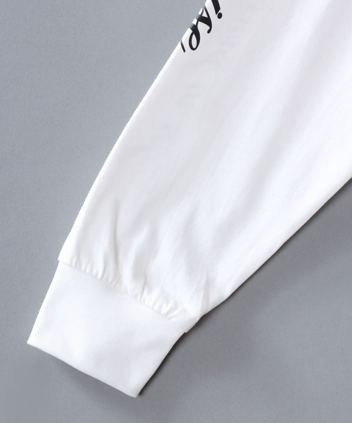 SITRY(シトリー)の「Cross Rogo Print T-Shirt/クロスロゴ バックプリント 袖プリント オーバーサイズ ロンT 長袖Tシャツ(Tシャツ/カットソー・メンズ・ブラック系その他/ブラック/ホワイト・L/M)」の11枚目の写真
