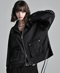 ADRER(アドラー)のMilitary Gimmick Long Sleeve Shirt Blouson / ミリタリーギミックロングスリーブシャツブルゾン