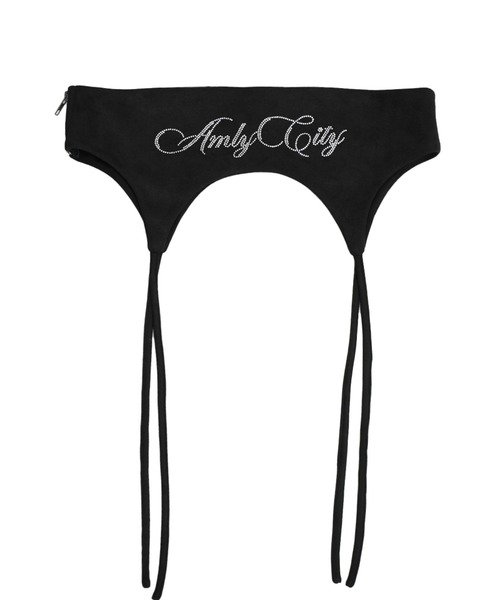 Amly City（アンリーシティ）の「ガーター風バルーンミニパンツ（その他パンツ・レディース・ブラック/ホワイト/ブラック×ホワイト・FREE）」の13枚目の写真
