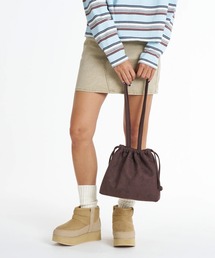 ROXY（ロキシー）の「ROXY/ロキシー ショルダーバッグ SANDY SUEDE MINI スエードライク2WAYミニショルダー RBG264304（ショルダーバッグ）」