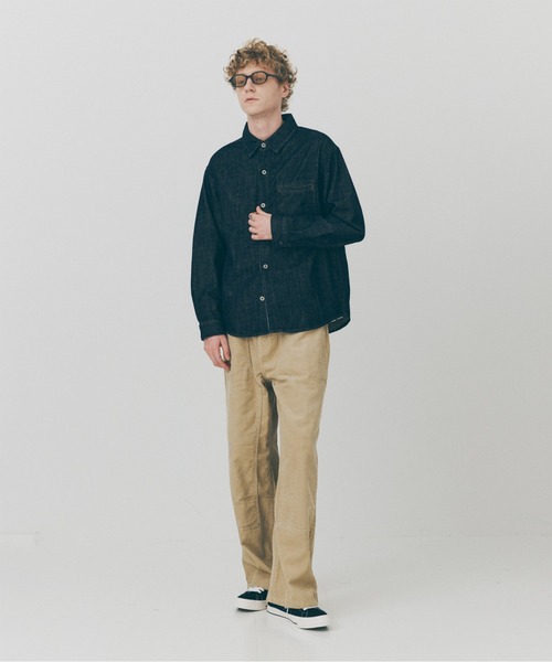 MAISON CLUB（メゾンクラブ）の「【MAISON CLUB】Corduroy Double Knee Pants / コーデュロイダブルニーパンツ SNF（その他パンツ・メンズ・ダークブラウン/ベージュ・M/L）」の12枚目の写真