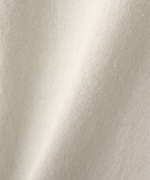 MHL.（エムエイチエル）の「MATTE COTTON JERSEY（Tシャツ/カットソー・レディース・ボルドー/オフホワイト/グレー・2）」の6枚目の写真
