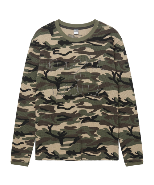 NIGHTWORKDEPT(ナイトワークデプト)の「NIGHTWORK ID WAFFLE LONG SLEEVE(Tシャツ/カットソー・メンズ・その他・FREE)」の1枚目の写真
