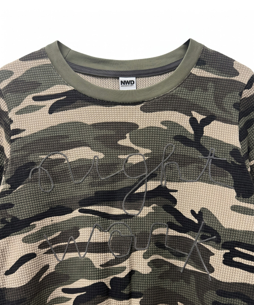 NIGHTWORKDEPT(ナイトワークデプト)の「NIGHTWORK ID WAFFLE LONG SLEEVE(Tシャツ/カットソー・メンズ・その他・FREE)」の2枚目の写真