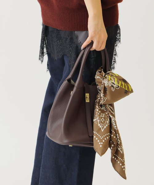 Spick & Span(スピックアンドスパン)の「VIOLAd’ORO / ヴィオラドーロ TREROボックストート(ハンドバッグ・レディース・ブラック/ブラウン・FREE)」の8枚目の写真