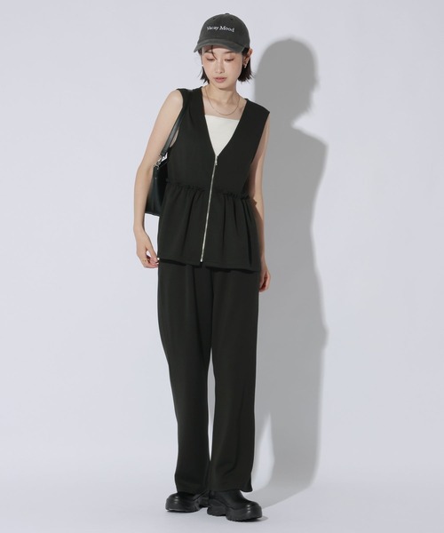 LAKOLE（ラコレ）の「＜接触冷感＞トロミダンボールベスト / 1056015（ベスト・レディース・ブラック/サンドグレー/ブラウン・FREE）」の12枚目の写真