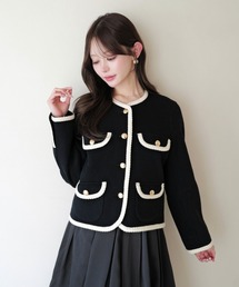 EM GOLD BUTTON WOOL COAT