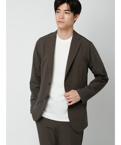 SUIT SQUARE(スーツスクエア)の「オフィT/Tシャツ/長袖/ウォッシャブル/プレーティング天竺/無地(Tシャツ/カットソー・メンズ・ホワイト/ネイビー・SMALL/XX-LARGE/X-LARGE/LARGE/MEDIUM)」の10枚目の写真