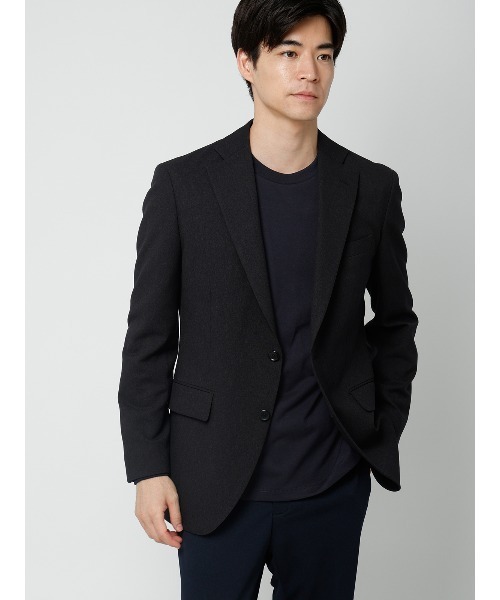 SUIT SQUARE(スーツスクエア)の「オフィT/Tシャツ/長袖/ウォッシャブル/プレーティング天竺/無地(Tシャツ/カットソー・メンズ・ホワイト/ネイビー・SMALL/XX-LARGE/X-LARGE/LARGE/MEDIUM)」の19枚目の写真