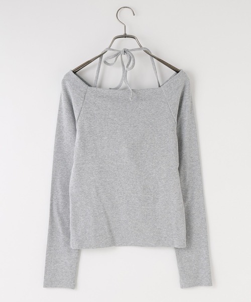 LOWRYS FARM（ローリーズファーム）の「スクエアカップツキＬＳ　1067150（Tシャツ/カットソー・レディース・グレー/ホワイト/ブラック・FREE）」の10枚目の写真