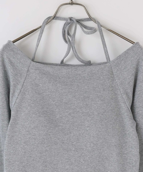 LOWRYS FARM（ローリーズファーム）の「スクエアカップツキＬＳ　1067150（Tシャツ/カットソー・レディース・グレー/ホワイト/ブラック・FREE）」の11枚目の写真