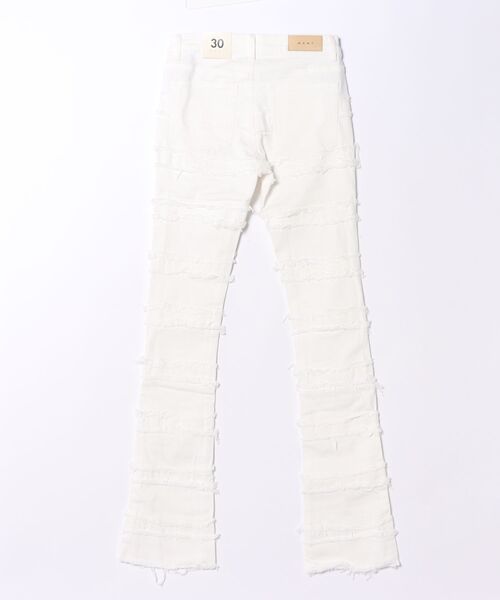 mnml(ミニマル)の「【mnml/ミニマル】X597 PANELED SKINNY STACKED DENIM(デニムパンツ・メンズ・ブラック/ホワイト・SMALL/X-LARGE/MEDIUM/LARGE)」の3枚目の写真