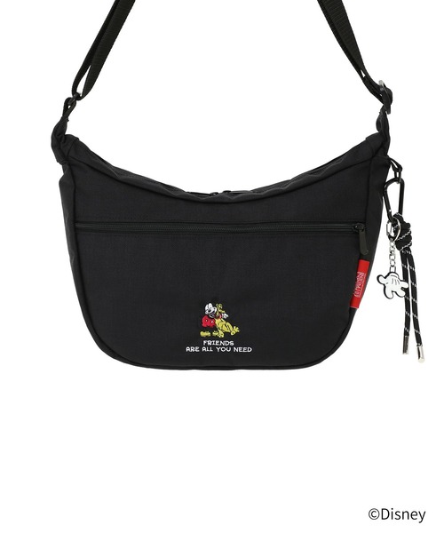 Manhattan Portage（マンハッタンポーテージ）の「DUET SHOULDER BAG / MICKEY / 26（ショルダーバッグ・レディース・ブラック・SMALL）」の2枚目の写真