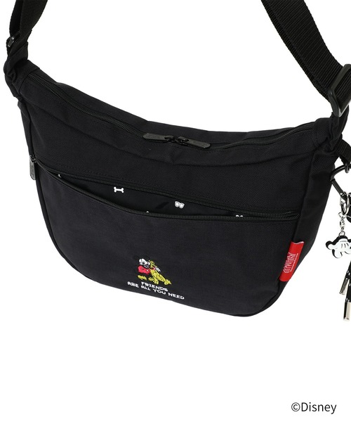 Manhattan Portage（マンハッタンポーテージ）の「DUET SHOULDER BAG / MICKEY / 26（ショルダーバッグ・レディース・ブラック・SMALL）」の7枚目の写真