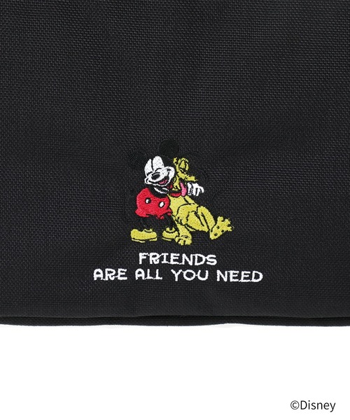 Manhattan Portage（マンハッタンポーテージ）の「DUET SHOULDER BAG / MICKEY / 26（ショルダーバッグ・レディース・ブラック・SMALL）」の8枚目の写真